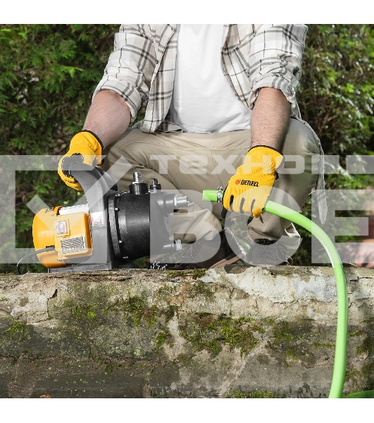 Садовый поверхностный насос Denzel GPL600, 600 Вт, 3000 л/ч, подъем 35 м, пластик