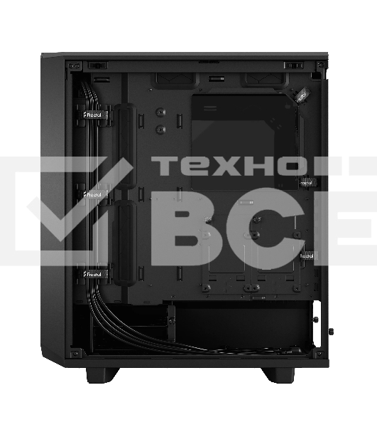 Компьютерный корпус Fractal Design MESHIFY 2 COMPACT BLACK - DARK TG/ATX, TG/2x140мм & 1x120мм fans inc./FD-C-MES2C-02