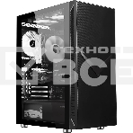 Компьютерный корпус Accord 3501 черный без БП ATX 2xUSB 2.0 1xUSB 3.0 1xUSB3.1 audio bott PSU, фото4