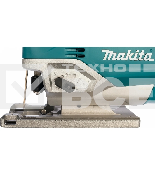 Лобзик Makita JV0600K Лобзик,в\рук, {650Вт,500-3100об\м,ход-23мм,рез-90мм,2.4кг,чем,3маятн+1}