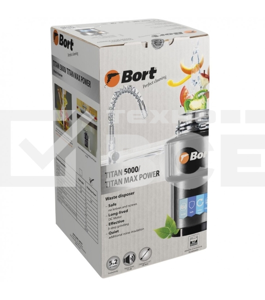 Измельчитель пищевых отходов Bort TITAN MAX Power (FullControl)  (93410266)
