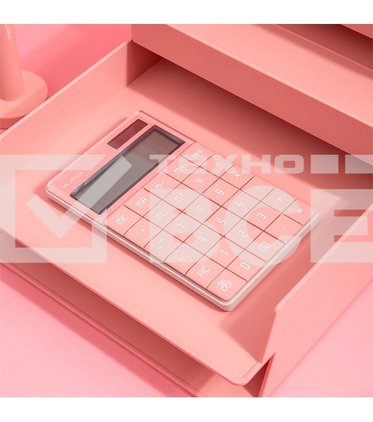 Калькулятор настольный Deli Nusign ENS041pink розовый 12-разр.