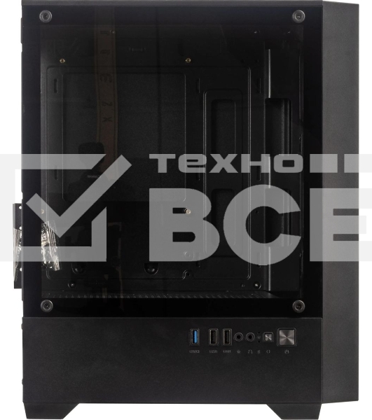 Компьютерный корпус Accord ACC-ZCU1B черный без БП mATX 3x120mm 1xUSB3.0 1xUSB3.1 audio