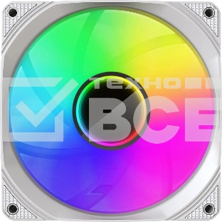 Вентилятор для корпуса Bloody BD-CF120ARGB1 ARGB белый, 120 мм, 1600 об/мин, 26 дБ, 4 pin