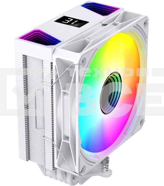 Кулер для процессора Bloody BD-AC220-ARGB1 ARGB белый, 120 мм, алюминий/медь, 1600 об/мин, 26 дБ, 4 pin, 220 Вт, 154 мм