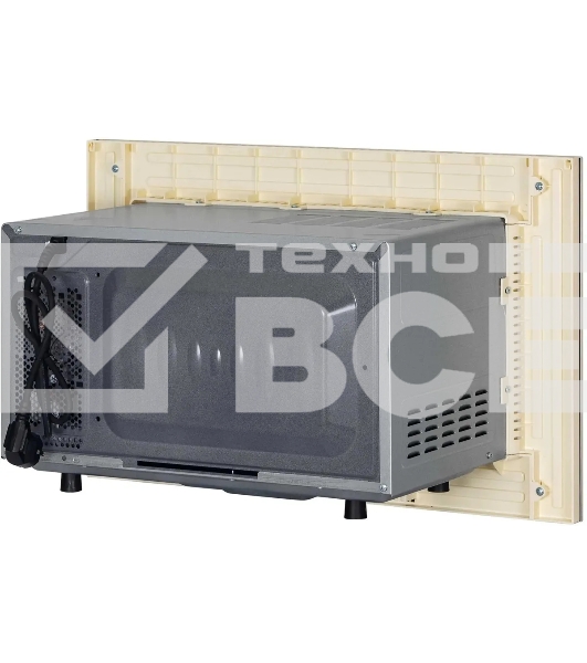 Микроволновая печь встраиваемая HIBERG VM 6502 YR бежевый, 20 л, 700 Вт, преключатели - сенсорные