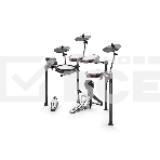 Электронная ударная установка Alesis NITRO MAX KIT NITROMAXKITXEUK: 3 пэда томов (8), двухзонный пэд малого барабана (10), пэд бочки с педалью, два пэда тарелок (10), пед хай-хэта (10), алюминиевая рама со стойками, модуль, кабели для подключения, а, фото5
