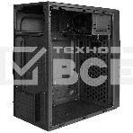 Компьютерный корпус Minitower ExeGate BAA-105U2-01-UNS450 (mATX, БП UNS450 с вент. 12см, 2*USB+2*USB 3.0, аудио, черный), фото2