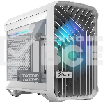 Компьютерный корпус без блока питания Fractal Design Torrent Nano RGb TG Clear Tint, Mini-Tower, 1x180мм RGb, 2xUSB-A 3.2 + 1xUSB 3.2 Type-C mITX, mDTX белый, фото 1