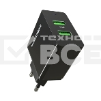 Сетевое зарядное устройство MORE CHOICE (4610196409875) NC11i 2USB 2.4A для Lightning 8-pin черный, фото2