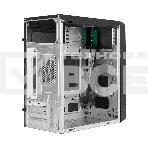 Компьютерный корпус Minitower ExeGate mEVO-7805-XP400 (mATX, БП XP400 с вент. 12см, 2*USB+1*USB 3.0, аудио, черный, с 2*RGb подсветкой), фото3