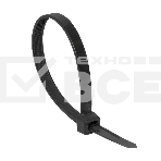 Хомут кабельный 2.5х200 нейл. черный (уп. 100 шт) EKF plc-cb-2.5x200, фото 1