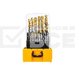 Набор сверл по металлу Denzel 1-13 мм, Р6М5-TiN, Golden Tip, 25 шт 723009, фото11