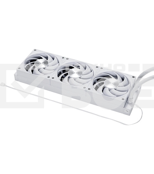Система охлаждения Water Cooling System PCCooler DS360 Display WH (310W, 360мм, LED, белый, ARGb Pump/Fans: 3x120мм, 90.56CFM, 39.8dBA, 2500RPM/Pump height 65мм, 15dBA, 2600RPM, Rad thickness 27мм/S: 1851, 1700, 1200, 115X, AM5, AM4)
