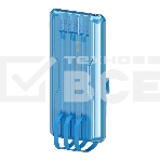 Портативный аккумулятор Maxvi PB10-11 10000 мАч blue 3A, встроенные кабели USB A/Type-C/Lightning, фото2