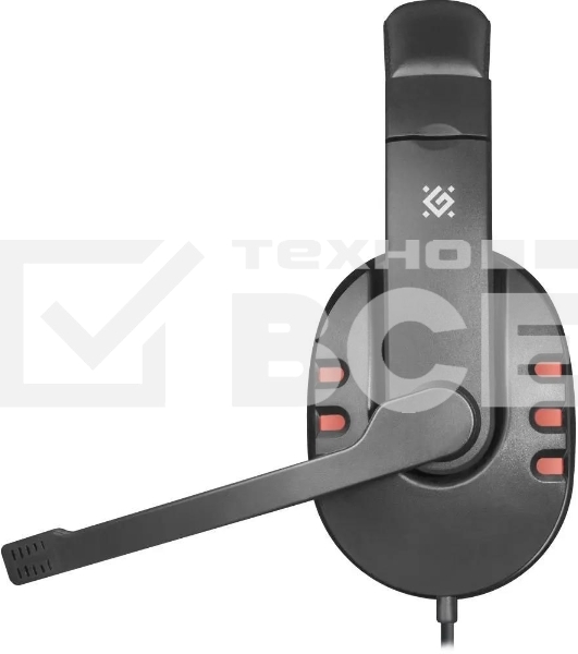 Гарнитура проводная Defender Warhead G-160 черный, кабель 2,5 м