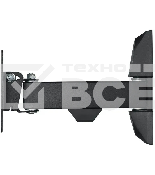 Кронштейн для телевизора Hama 00220820 черный, 10'-26' макс. 15 кг, настенный, поворот и наклон