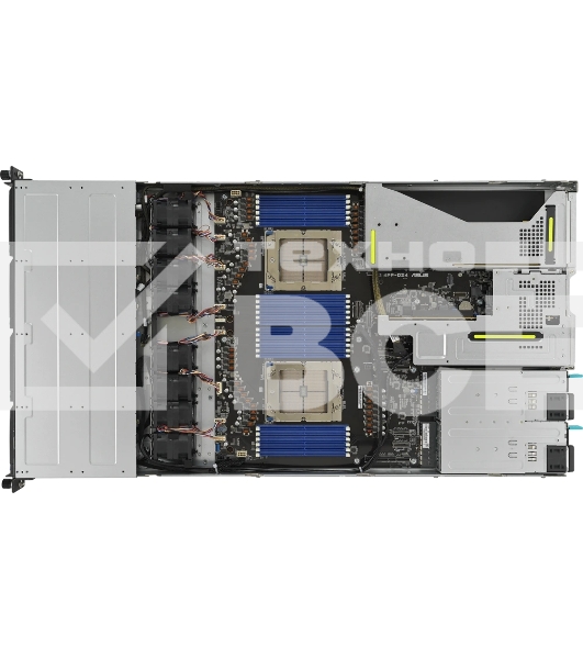 Серверная платформа ASUS RS700A-E12-RS4U/10G/2.6kW/4NVMe/GPU