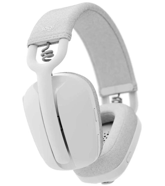 Гарнитура Logitech ZONE Vibe 100 белый, беспроводная, Bluetooth, до 20 ч