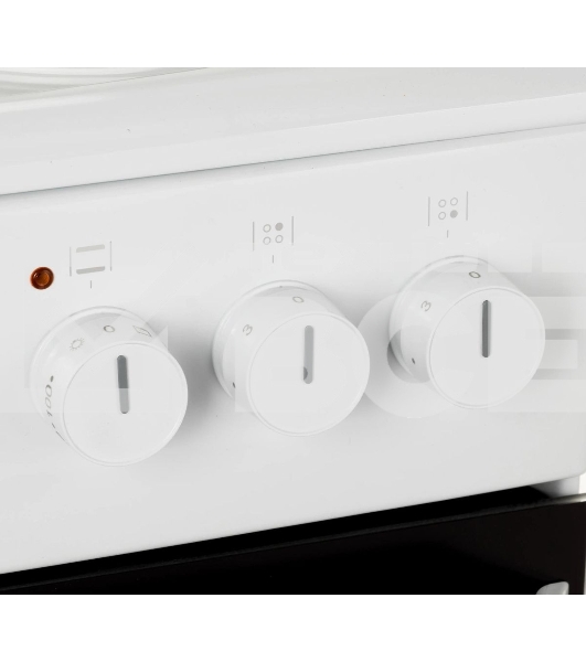 Плита электрическая Hansa FCEW54120 белый, конфорок 4 шт, духовка 62 л, 50 см x 85 см x 60 см