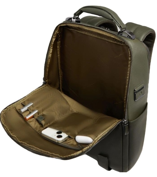 Рюкзак мужской Piquadro Modus CA4818MOS/VEVE оливковый кожа