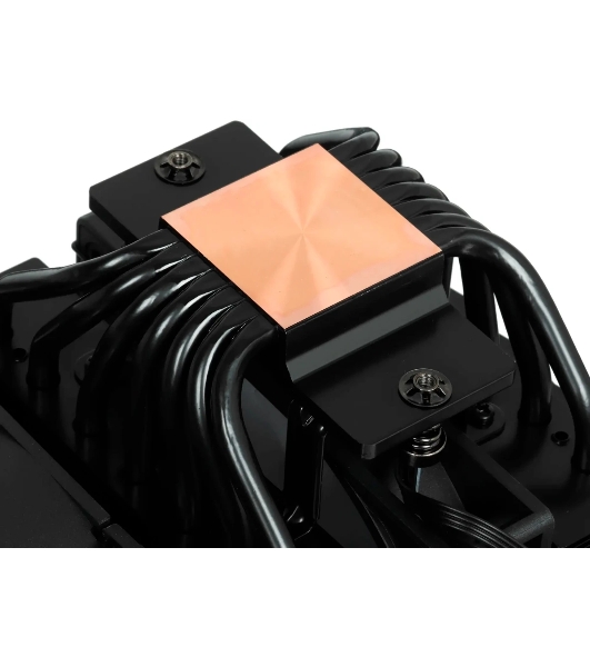 Кулер для процессора PCCooler RT720 TC BK (270W, 4-pin PWM, 157.5mm, Al/Cu, 7x6mm, 2x120mm, 73.32CFM, 34.9dBA, 2200RPM, S: 1851/1700/1200/115X, AM5/AM4, black)