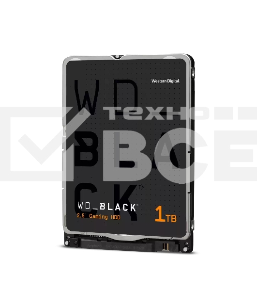 Жесткий диск WD 1Tb 7200rpm SATA-III  WD10SPSX Black 64Mb 2.5