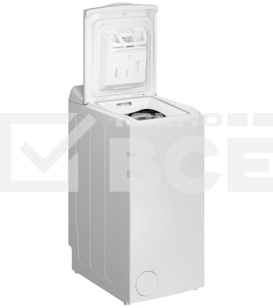 Стиральная машина  Indesit BTW L60400 белый, загрузка вертикальная 6 кг, 1000 об/мин., класс: А