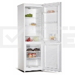 Холодильник Kraft KF-DF205W белый двухкамерный 166/64л морозилка снизу, фото2