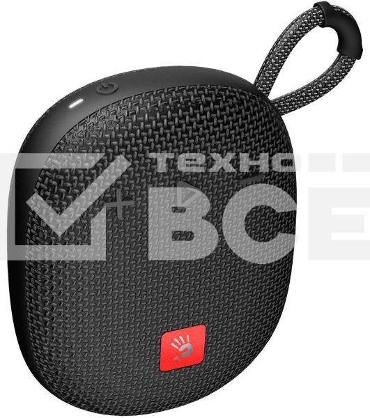Колонка портативная A4Tech Bloody S3 Carry черный 5W 1.0 BT 10м 1600mAh (S3 CARRY BLACK)
