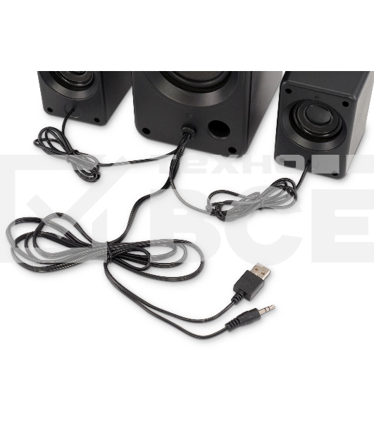 Акустическая система Оклик OK-423 2.1 черный 11Вт