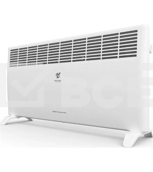 Конвектор Royal Clima REC-R2000M белый, 2000 Вт, 25 м2, термостат