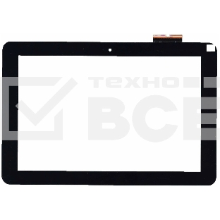 Сенсорное стекло (тачскрин) для Asus Transformer Book T101HA, черное