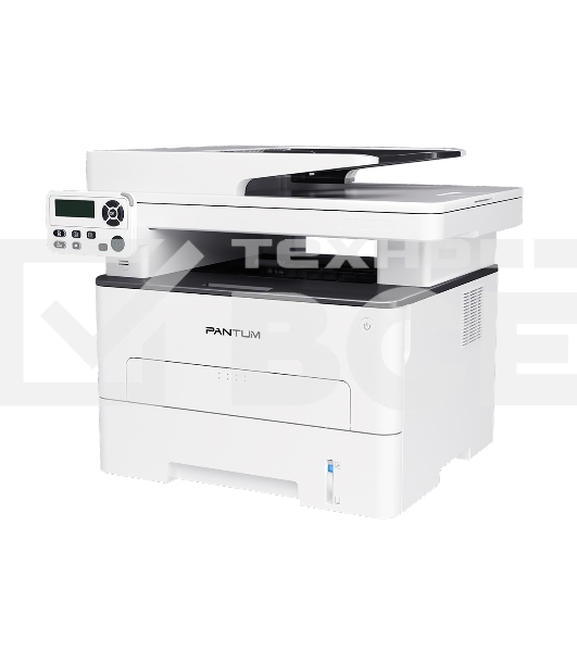 МФУ Pantum M7108DN, P/C/S, Mono laser, A4, 33 ppm, 1200x1200 dpi, 256 MB RAM, PCL/PS, Duplex, ADF50, paper tray 250 pages, USB, LAN, start. cartridge 6000 pages