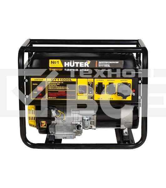 Электрогенератор бензиновый Huter DY11000L, 9 кВт, 91 дБ, 84.7 кг
