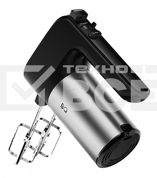 Миксер BQ MX323 Steel-black, Мощность 500 Вт, 6 скоростных режимов, Режим ТУРБО