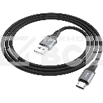 Кабель Hoco X86 Type-C USB (m)-USB Type-C (m) 1м черный коробка, фото2