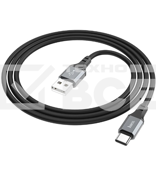 Кабель Hoco X86 Type-C USB (m)-USB Type-C (m) 1м черный коробка