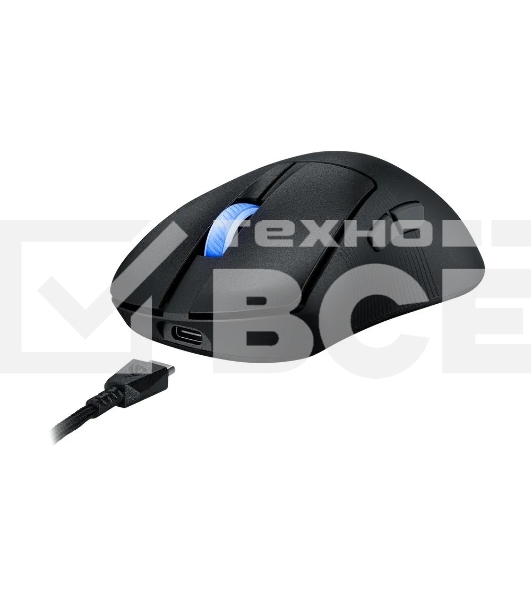 Мышь беспроводная/проводная ASUS ROG Keris II ACE черный, 42000 dpi, радиоканал, Bluetooth, USB, кнопки - 6
