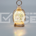 Светильник декоративный (фигура) Neon-night Фонарик с эффектом снегопада и подсветкой, фото 1