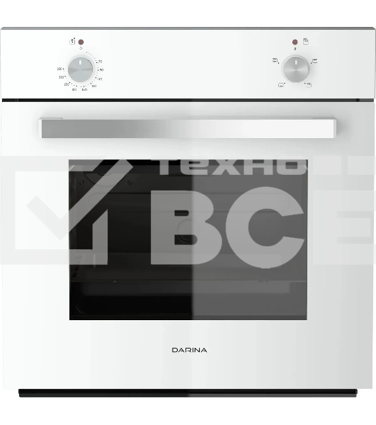 Духовой шкаф электрический Darina BO 1700 W белый, встраиваемый