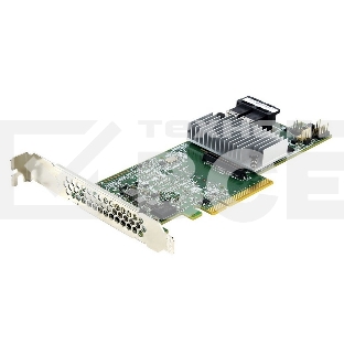 RAID-контроллер Broadcom 9361-8i(2G) SGL (LSI00462 / 05-25420-17 / 03-25420-08B)  PCIe 3.0 x8 LP, SAS/SATA 12G, RAID 0,1,5,6,10,50,60, 8port (2*int SFF8643), Cache 2GB, 3108ROC, RTL {5}, (003563) (LSI00462 / 03-25420-08C) (003075)
