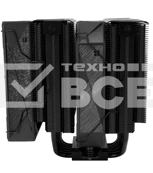 Кулер для процессора Thermalright Royal Pretor 130 черный (4-pin PWM, 158mm, Ni/Cu, 6x6mm, 1x120+1x130mm, 80.45CFM/81.88CFM, 29.4dBA/28.3dBA, 2150PM/1750RPM, S: 1200, 1700, 1851, 2011, 2066, 115X, AM4, AM5, black)