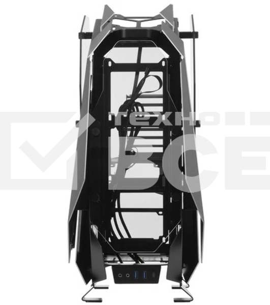 Корпус без блока питания JONSBO MOD-5, Full-Tower, TG, no fans, 2xUSB-A 3.0 + 1xUSB-C 3.2, ATX, mATX, mITX Gray