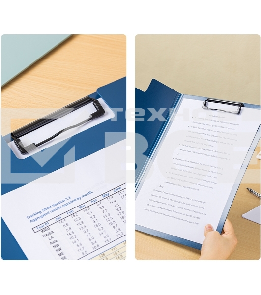 Папка-планшет Deli EF404 A4 полипропилен, ассорти с крышкой