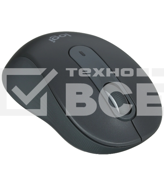 Мышь беспроводная Logitech Signature M650 графитовый, 4000 dpi, радиоканал, Bluetooth, USB, кнопки - 5