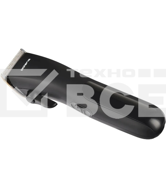 Машинка для стрижки Polaris PHC 2500 черный 3Вт (насадок в компл: 6шт)