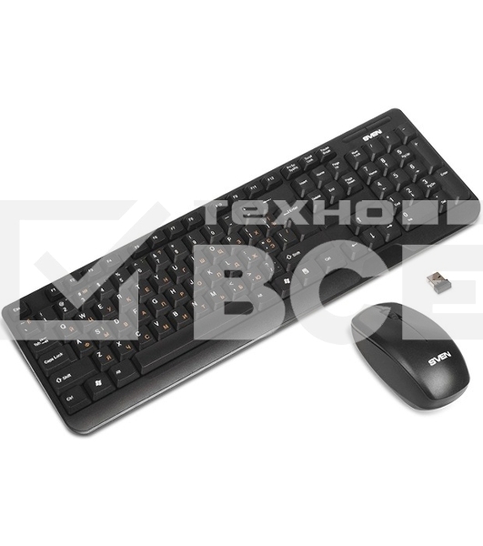 Комплект клавиатура + мышь SVEN Comfort 3300 Wireless Беспроводной SV-03103300WB
