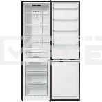 Холодильник Gorenje NRK6202EBXL4 черный матовый двухкамерный 235/96л морозилка снизу, No Frost, фото17