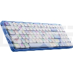 Клавиатура Redragon Eva Pro гибридная, USB Type-A, Bluetooth, радиоканал, белый/синий, фото4